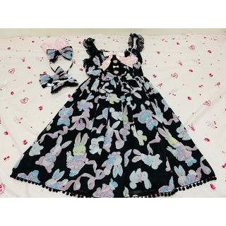 アンジェリックプリティー(Angelic Pretty)のアンジェリックプリティ ジャンパースカート(ひざ丈ワンピース)