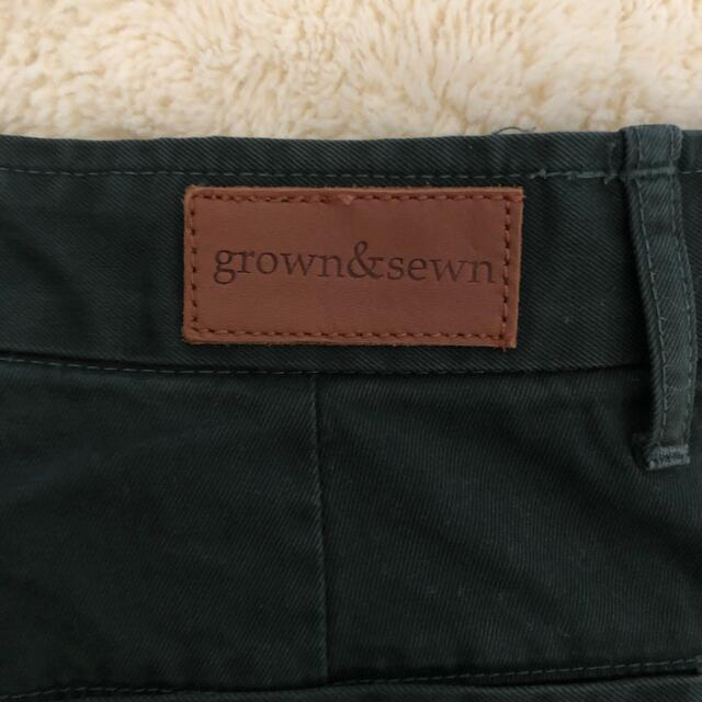 SHIPS(シップス)のチノパン グリーン grown&sewn 33サイズ メンズのパンツ(チノパン)の商品写真