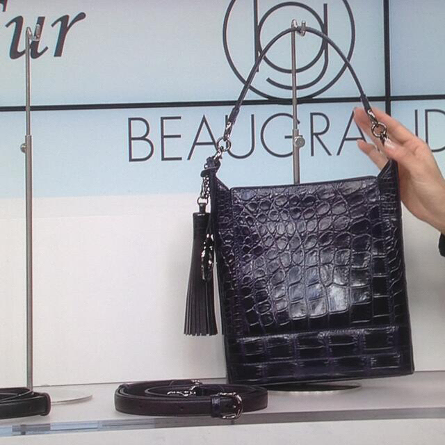 ボーグランショルダーバッグ✨超ソフト本物クロコダイルボーグランバッグ✨