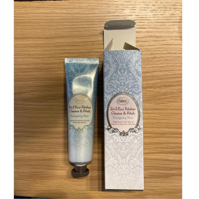 SABON(サボン)のSABON サボン フェイスポリッシャー 新品 未使用 ミント スクラブ コスメ/美容のスキンケア/基礎化粧品(洗顔料)の商品写真