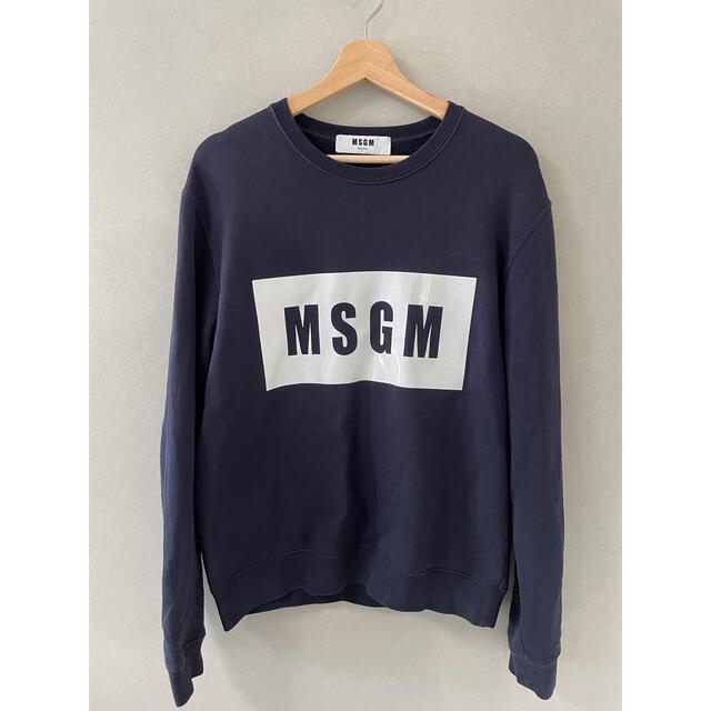 66%以上節約 MSGM ビッグサイズ スウェット ロゴプリント ネイビー 66%以上節約 MSGM ビッグサイズ スウェット ロゴプリント ネイビー