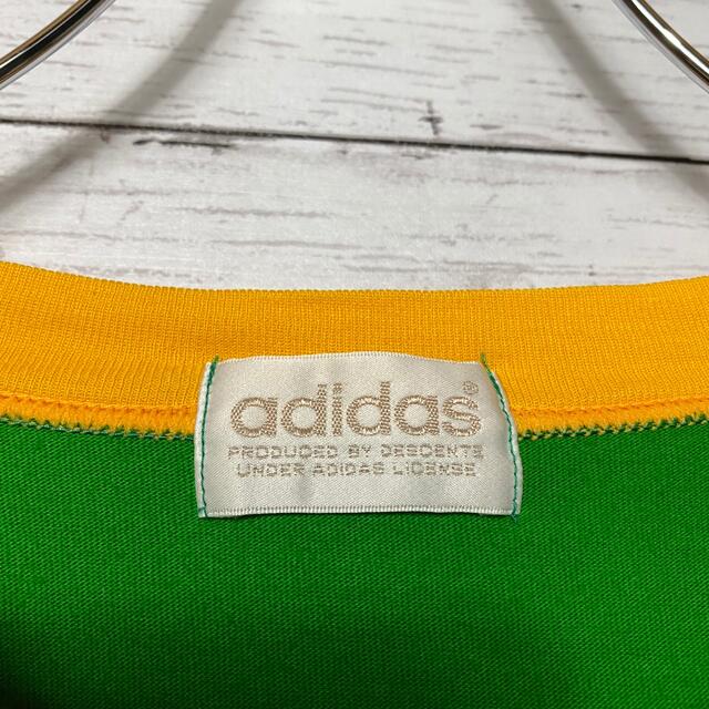 adidas(アディダス)の【希少カラー】90sアディダスデサント製トレフォイルデカロゴリンガーTシャツ メンズのトップス(Tシャツ/カットソー(半袖/袖なし))の商品写真