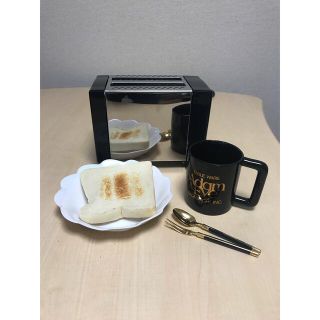 値下げ❗️ハッピーモーニングトースター＆マグカップ おまけ付き(調理機器)