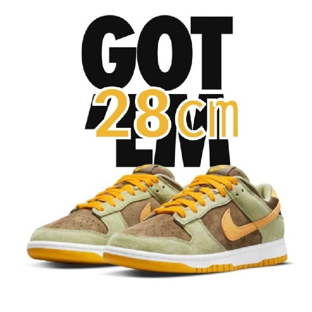 靴/シューズ⭐新品未使用⭐nike dunk low dusty olive 28