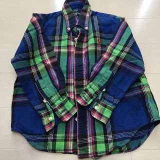 ラルフローレン(Ralph Lauren)のラルフローレン  チェックシャツ　110(ブラウス)