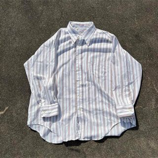 アートヴィンテージ(ART VINTAGE)の90年代　shirt 2XL シャツ　コットン　オーバーサイズ　ストライプシャツ(シャツ)