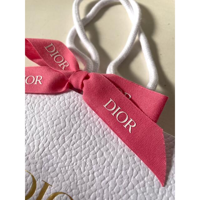 Dior(ディオール)の値下げ！Dior コスメショッパー2枚＆プレゼント用小袋＆ペーパークッション レディースのバッグ(ショップ袋)の商品写真