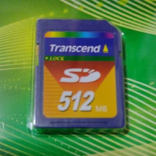 トランセンド(Transcend)のTranscend SD Card 512MB(その他)