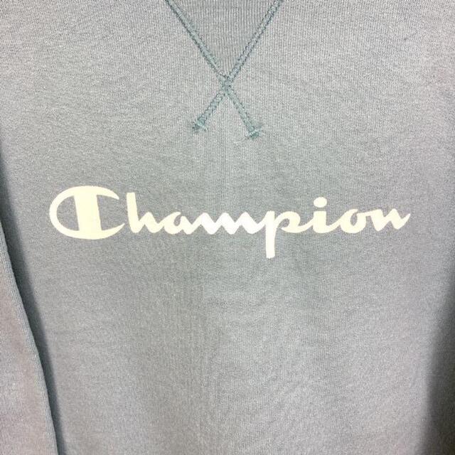 Champion(チャンピオン)の希少 90s チャンピオン スウェット ビッグプリント 刺繍ロゴ 美品 メンズのトップス(スウェット)の商品写真
