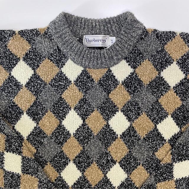 BURBERRY(バーバリー)の新品 BURBERRYS バーバリーズ アーガイル チェック柄 デッドストック メンズのトップス(ニット/セーター)の商品写真