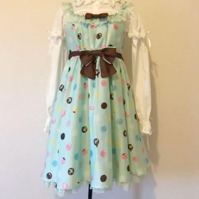 アンジェリックプリティ　angelic pretty ジャンパースカート　ミント