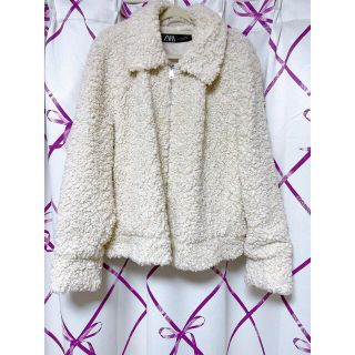 ザラ(ZARA)のZARA ボアジャケット ブルゾン(ブルゾン)