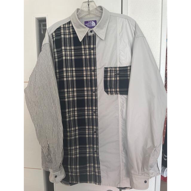 ノースフェイス ナナミカ Plaid Patchwork Shirt