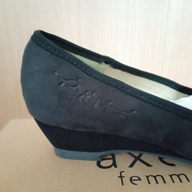 axes femme(アクシーズファム)の新品 axes femme オペラウェッジソールパンプス アクシーズファム レディースの靴/シューズ(ハイヒール/パンプス)の商品写真