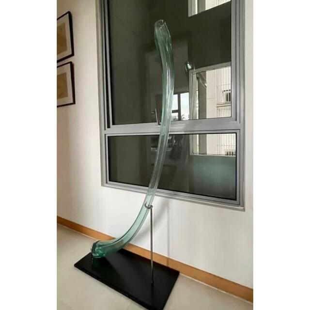 Seiki Torige ハンドブロー　ガラス　大型　花瓶　オブジェ美術品/アンティーク