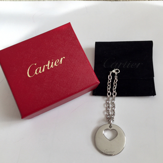 カルティエ(Cartier)のカルティエ シルバー チャーム キーホルダー  ネックレス(チャーム)