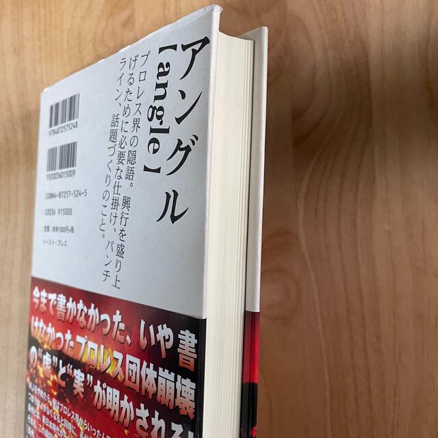 地獄のアングル プロレスのどん底を味わった男の告白 エンタメ/ホビーの本(人文/社会)の商品写真