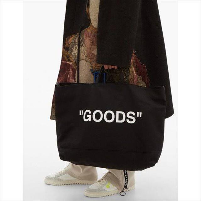 off white goods logo totebag