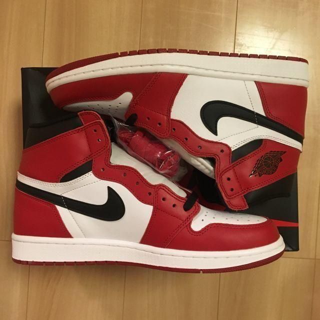 NIKE AIR JORDAN 1 CHICAGO 28.5cm Daihoushutsu - スニーカー ...