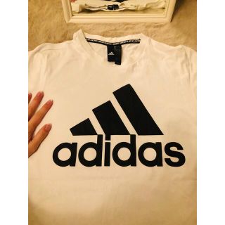 アディダス(adidas)のAdidas white T-shirt(Tシャツ/カットソー(半袖/袖なし))