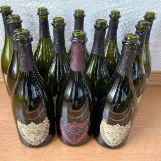 ドンペリニヨン(Dom Pérignon)の☆ドン ぺリニヨン☆ピンク1本& ホワイト11本　空瓶(シャンパン/スパークリングワイン)