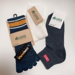 ロゴス(LOGOS)のLOGOS ロゴス　靴下　３足セット　新品未使用(ソックス)