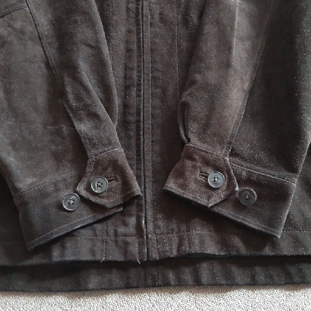 大きいサイズ Eddie Bauer ジップスエードジャケット XL