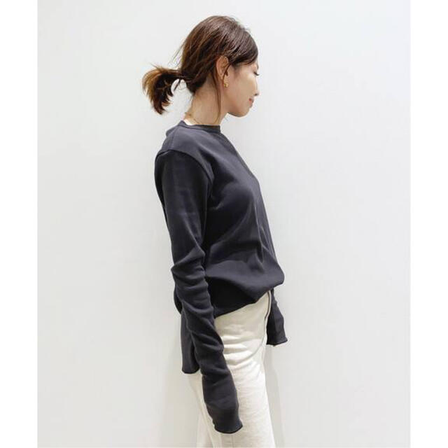 L'Appartement ◆ Rib L/S T-sh  グレー