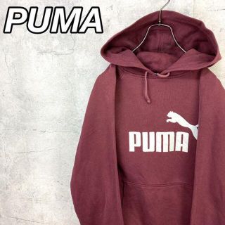 プーマ(PUMA)の希少 90s プーマ パーカー プリントロゴ(パーカー)