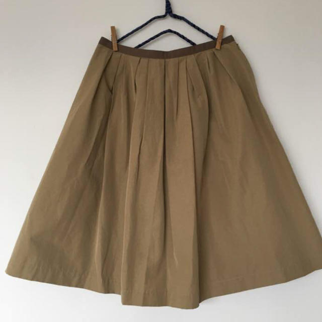 FRAMeWORK(フレームワーク)のフレームワーク✨ベージュのフレアスカート レディースのスカート(ひざ丈スカート)の商品写真