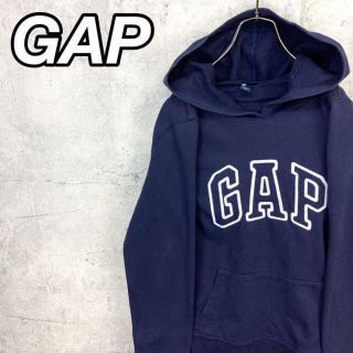 ギャップ(GAP)の希少 90s ギャップ パーカー 刺繍ロゴ 美品(パーカー)