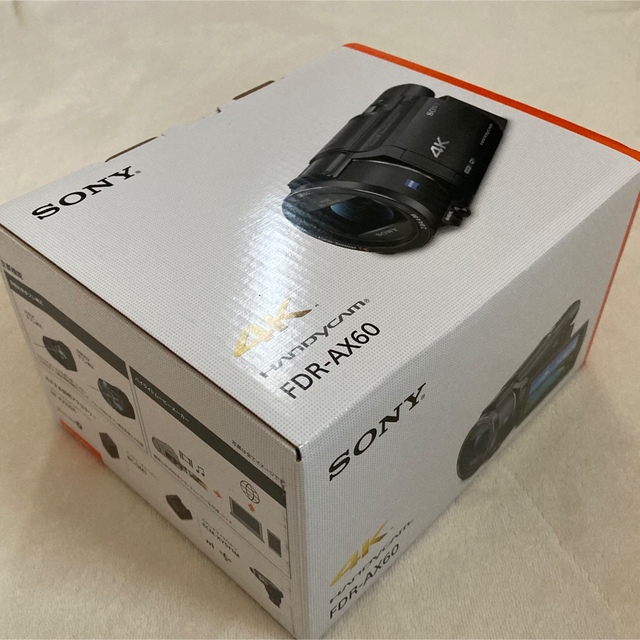 【新品未使用】FDR-AX60 SONY 4K ビデオカメラ