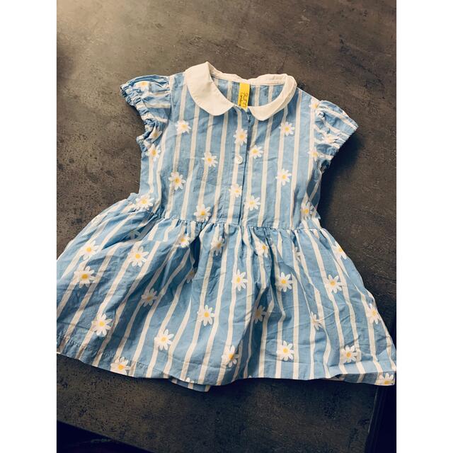 petit main(プティマイン)の美品　花柄✳︎ワンピース キッズ/ベビー/マタニティのベビー服(~85cm)(ワンピース)の商品写真