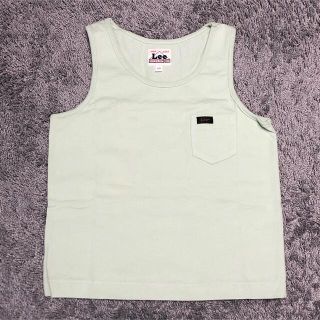 リー(Lee)のLEE 110 ポケット　タンクトップ　グリーン(Tシャツ/カットソー)