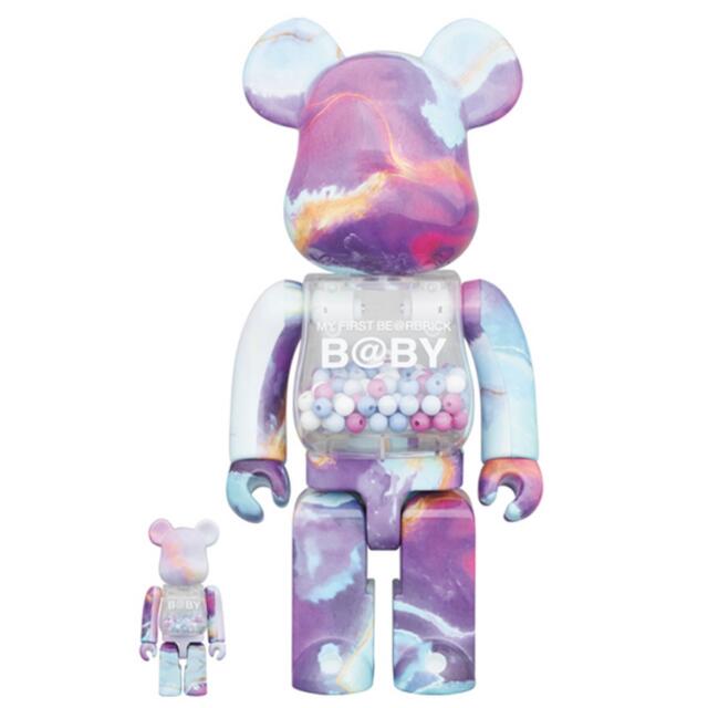 MEDICOM TOY - MY FIRST BE@RBRICK B@BY MARBLE 100％&400％