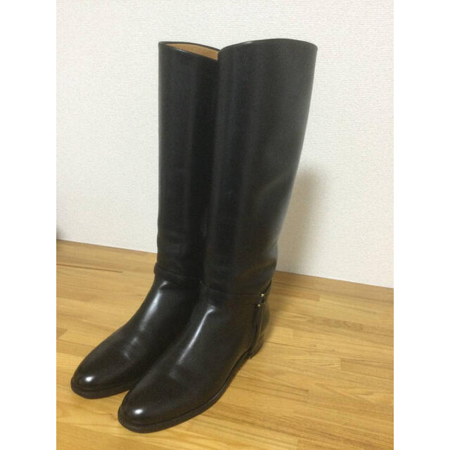 Tanino Crisci タニノクリスチー ロングブーツ 38 1/2 黒