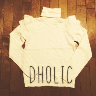 ディーホリック(dholic)のDholicショルダーデザインタートル(ニット/セーター)