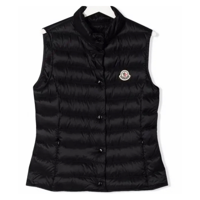 MONCLER - モンクレール キルティングベスト ジレ ブラック 14A の通販 MONCLER - モンクレール キルティングベスト ジレ ブラック 14A の通販