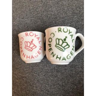 ロイヤルコペンハーゲン(ROYAL COPENHAGEN)のロイヤルコペンハーゲン　ペアマグカップ(グラス/カップ)