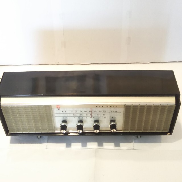 ナショナル2バンド真空管ラジオ、RE-290型(1963年昭和38年式 ナショナル2バンド真空管ラジオ、RE-290型(1963年昭和38年式