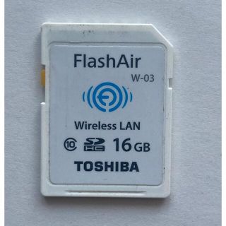 トウシバ(東芝)のTOSHIBA 東芝 FlashAir  W-03  １６Ｇ(その他)