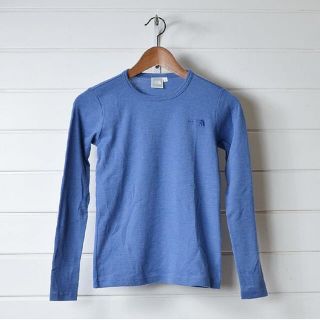 ザノースフェイス(THE NORTH FACE)の★THE NORTH FACE ノースフェイス 長袖Tシャツ カットソー ブルー(Tシャツ(長袖/七分))