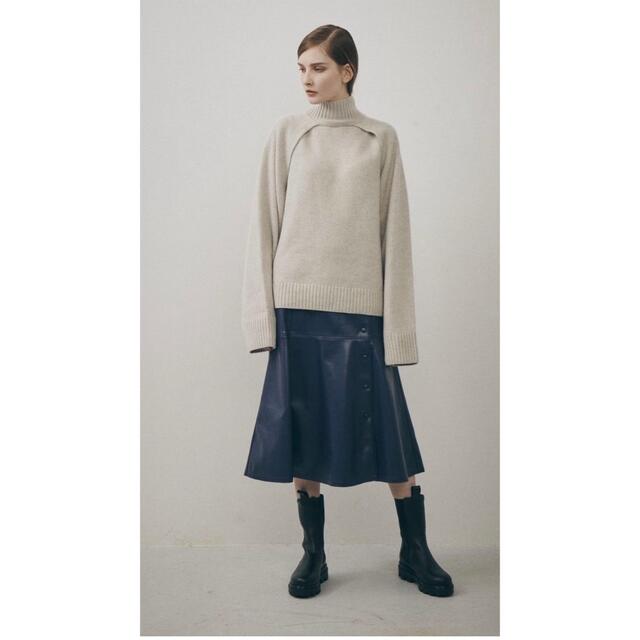 LE CIEL BLEU(ルシェルブルー)のLE CIEL BLUE Back Twist Knit レディースのトップス(ニット/セーター)の商品写真