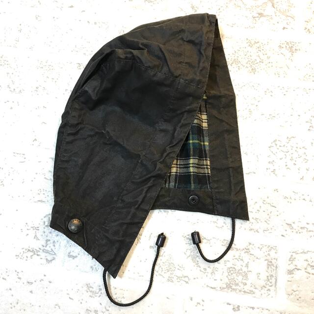 Barbour(バーブァー)の2クラウン 80s バブアー ソルウェイジッパー  YKK棒ジップ フード 44 メンズのジャケット/アウター(テーラードジャケット)の商品写真