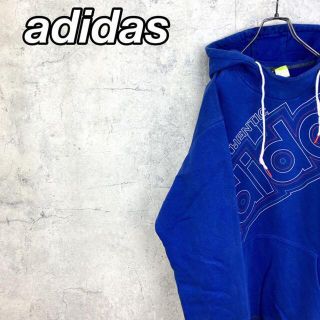 アディダス(adidas)の希少 90s アディダス パーカー プリント ビッグシルエット(パーカー)