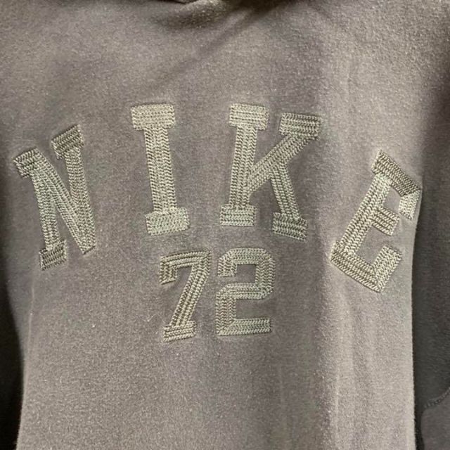 NIKE(ナイキ)の90's NIKE ナイキ　ビッグロゴ刺繍　ゆるだぼ スエット　パーカー メンズのトップス(パーカー)の商品写真