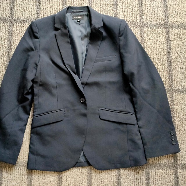 【週末セール】新品ジャケット ネイビー Sサイズ メンズのジャケット/アウター(テーラードジャケット)の商品写真