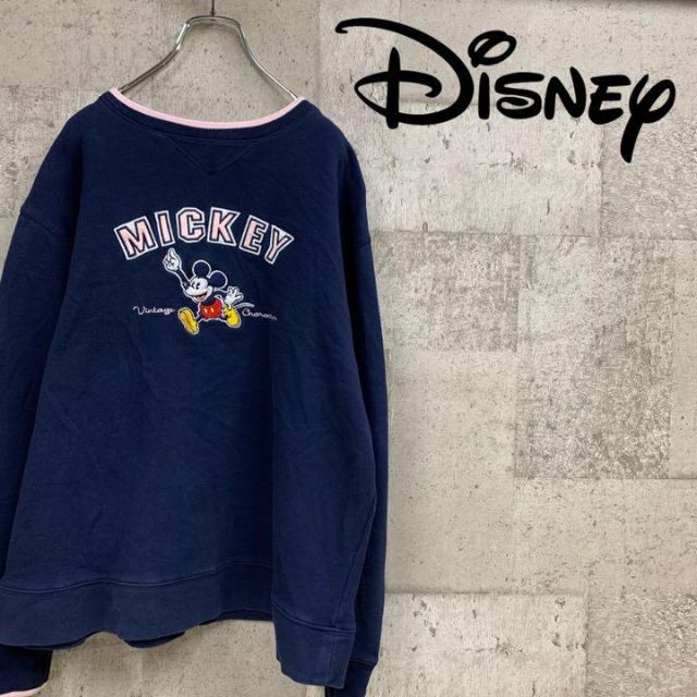 Disney - 90's ディズニー ミッキー 刺繍 ゆるだぼ スエット トレーナーの通販 by keng90's古着フォロー割引❗️｜ディズニー ならラクマ