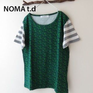 ノーマ(NŌMA)の新品 NOMA t.d ノーマ ティーディ　Tシャツ　柄ボーダー　アートデザイン(Tシャツ(半袖/袖なし))