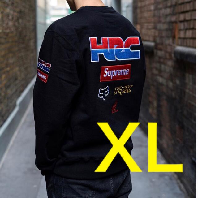 Supreme(シュプリーム)のSupreme Honda Fox Racing Crewneck 【XL】 メンズのトップス(スウェット)の商品写真